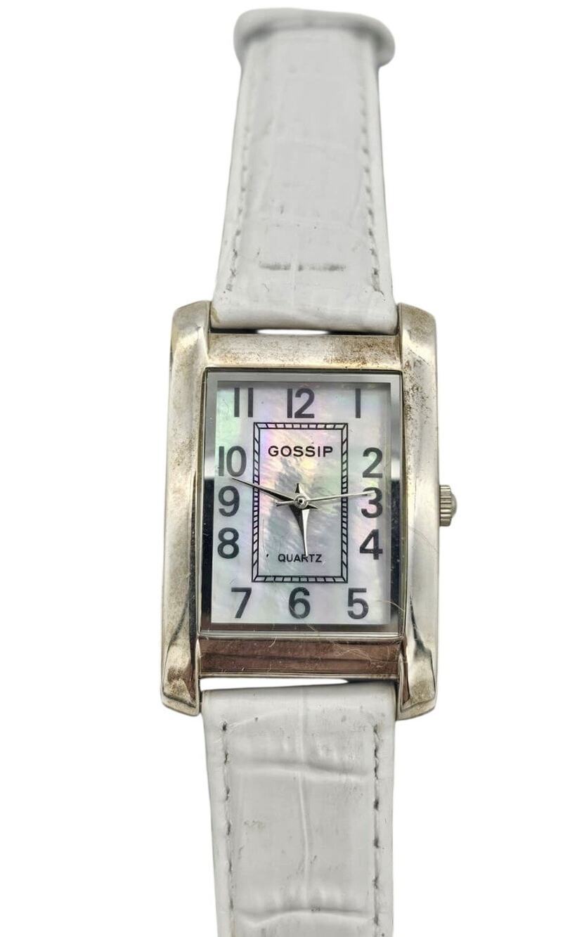 GOSSIP GSP172B Genuine Leather Quartz Analog Women's Watch